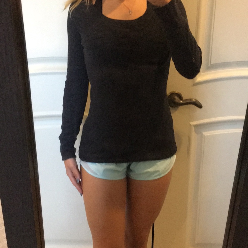 Long Sleeve Thermal Shirt Charcoal Old Navy
